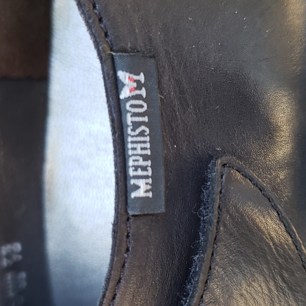 Mephisto Black Luce Flats Size 10 - Picture 14 of 16